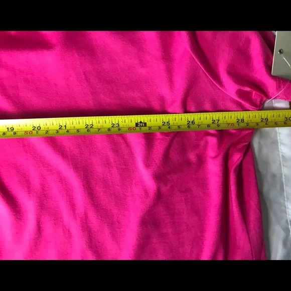 SEJOUR V Neck Strappy Short Sleeve Tunic Top 3X - Picture 6 of 9